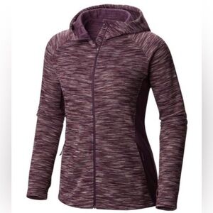 Columbia Optic Got It Hooded Fleece light weight Jacket full zip